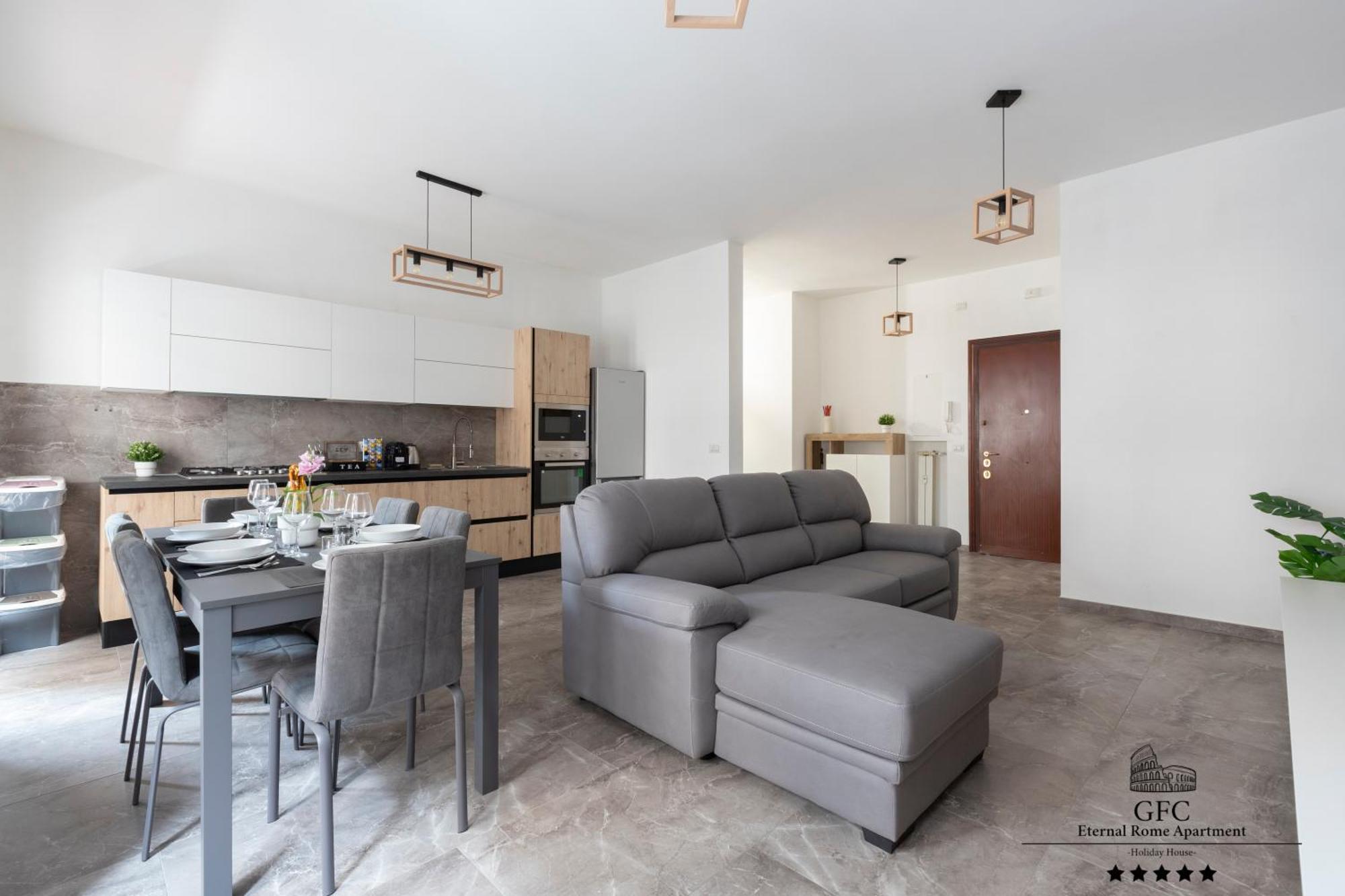 Apartamento Gfc Eternal - 5min To Tiburtina Station Metrob, 2 Bathrooms, Terrace, A-c *