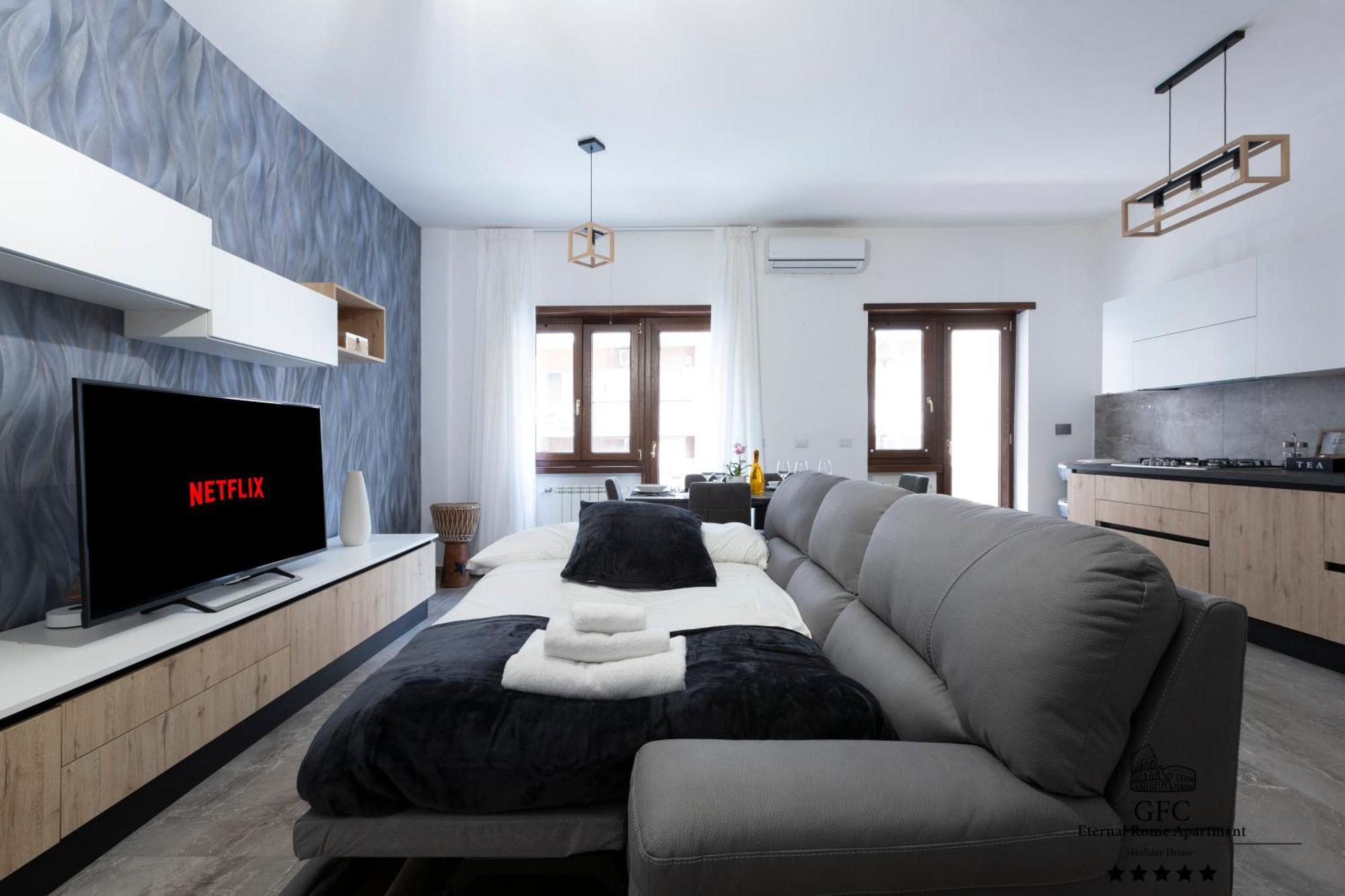 Gfc Eternal - 5min To Tiburtina Station Metrob, 2 Bathrooms, Terrace, A-c Apartamento Roma