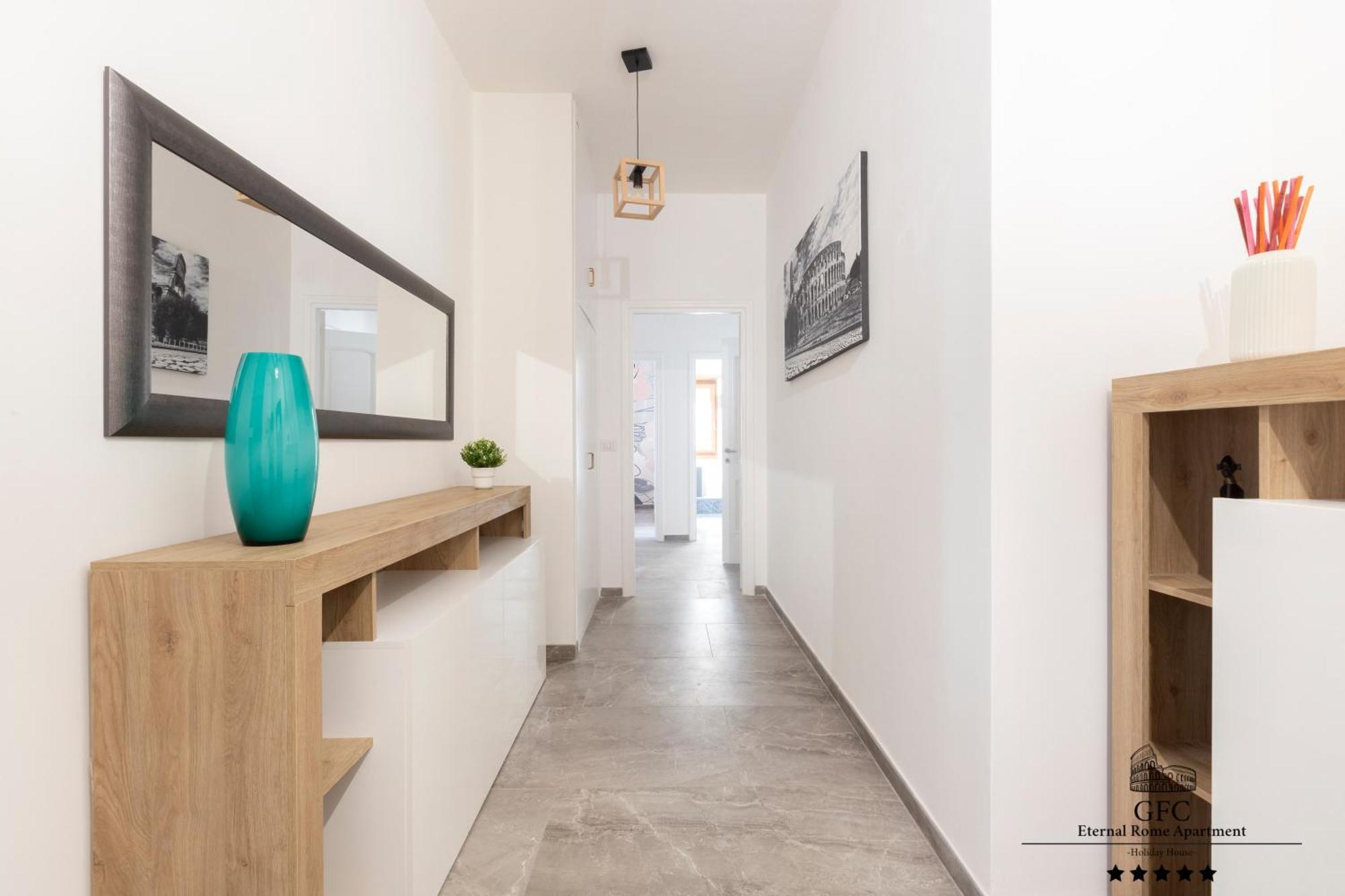 Gfc Eternal - 5min To Tiburtina Station Metrob, 2 Bathrooms, Terrace, A-c Roma